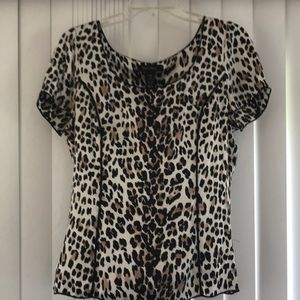 White House Black market silk shirt